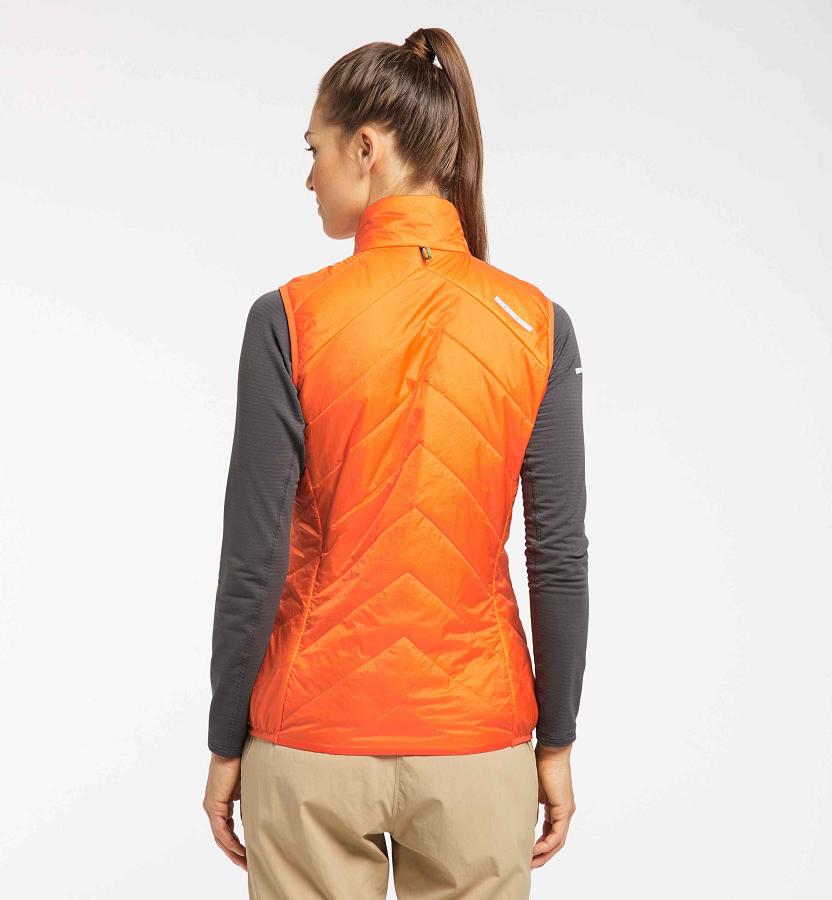Haglöfs Womens L.I.M Barrier Vest Orange New Zealand 76490QATF